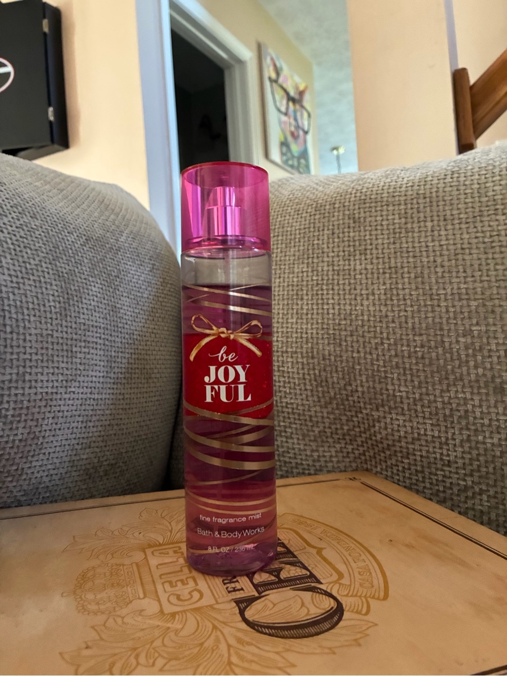 Bath & Body Works Be Joyful Pink and Red Fragrance Mist